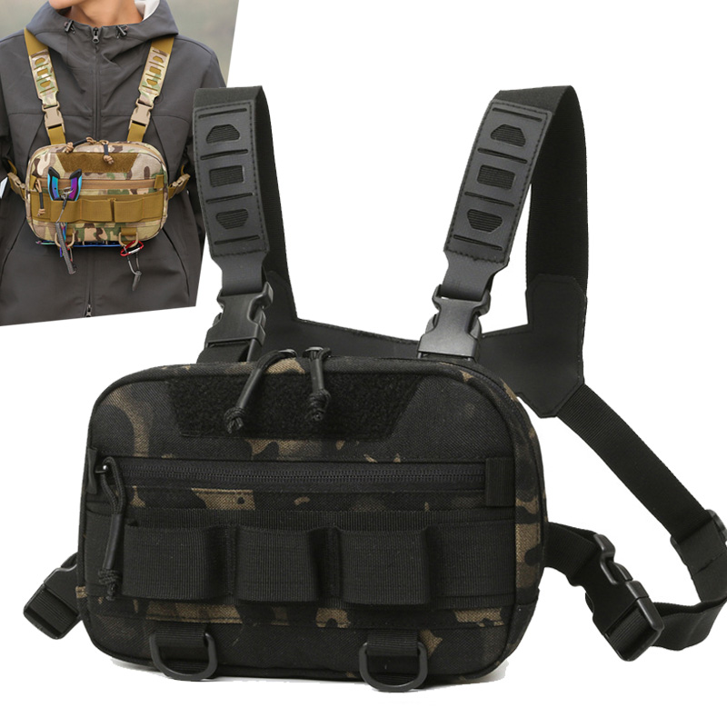 Rucksack Military Style - ยุทธวิธี Chest RIG กระเป๋าเป้สะพายหลัง Camping Recon