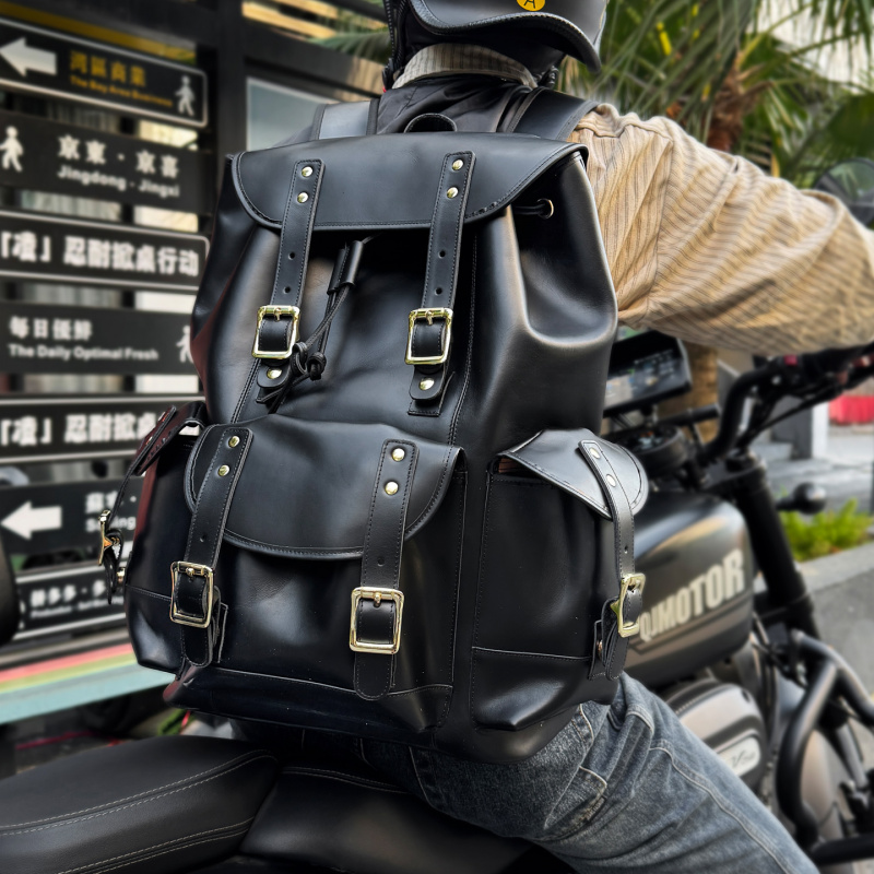 สินค้าใหม่กระเป๋าเป้สะพายหลังห - Leather Backpack Vintage บทวิจารณ์และราคา